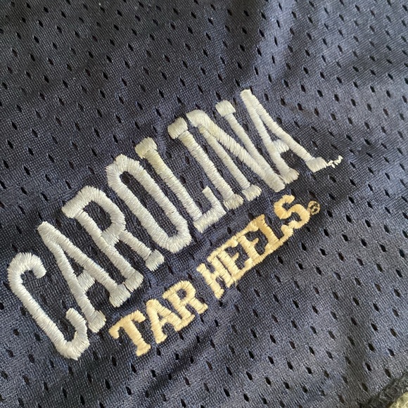 Navy UNC Carolina Tar Heels basketball shorts - Picture 5 of 17